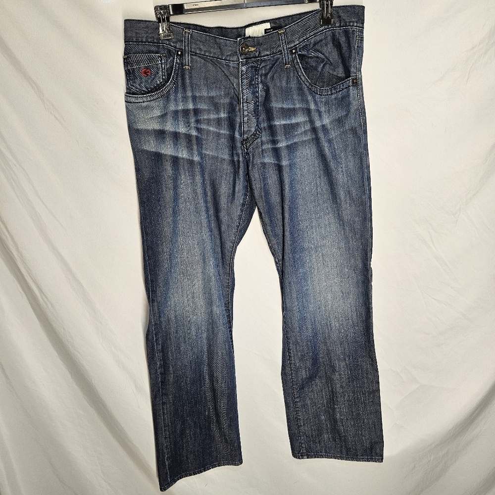 Energie Bukley Session Men's Jeans 38x34 – Low-Rise – Button Fly Distressed VGC - Picture 2 of 9